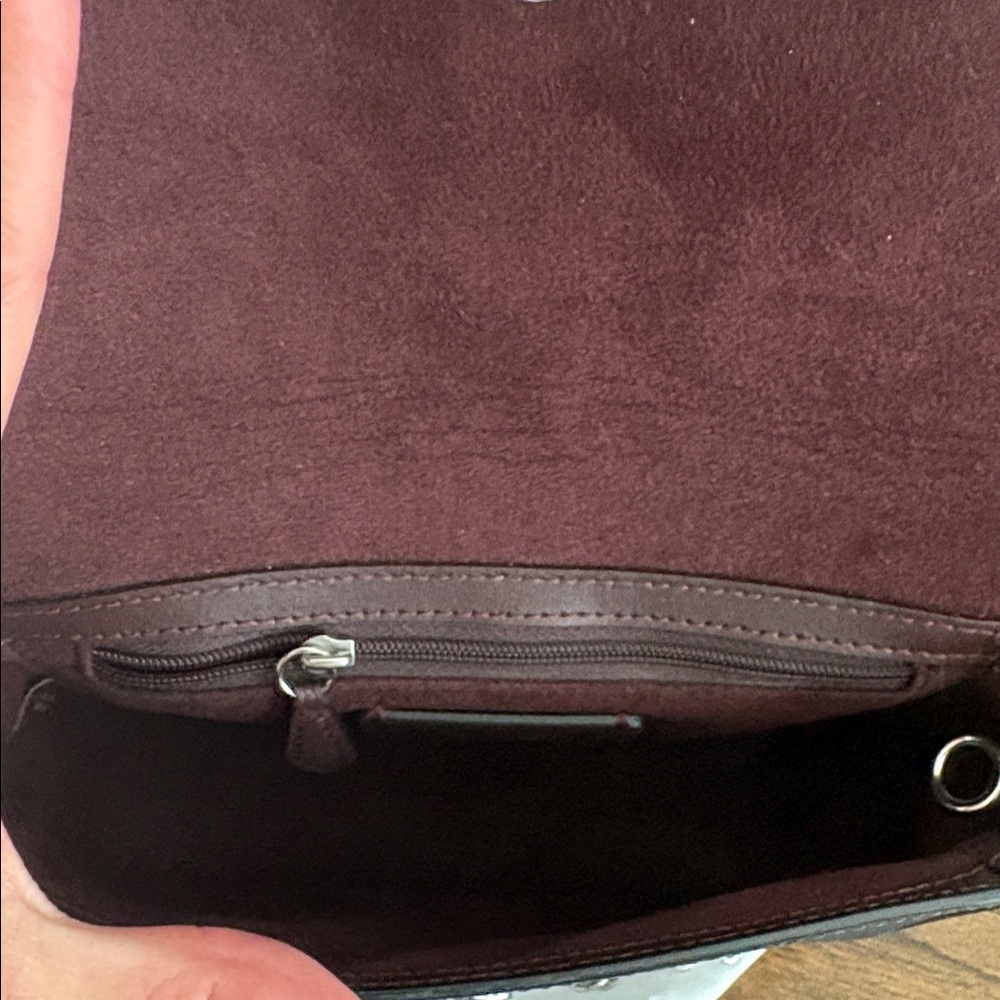 Coach Gemma Crossbody in Colorblock Forest Midnight Navy w/ Apple Buckle - Picture 8 of 11